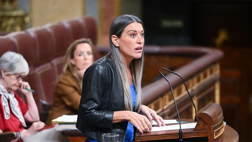 La portavoz de Junts en el Congreso, Miriam Nogueras.