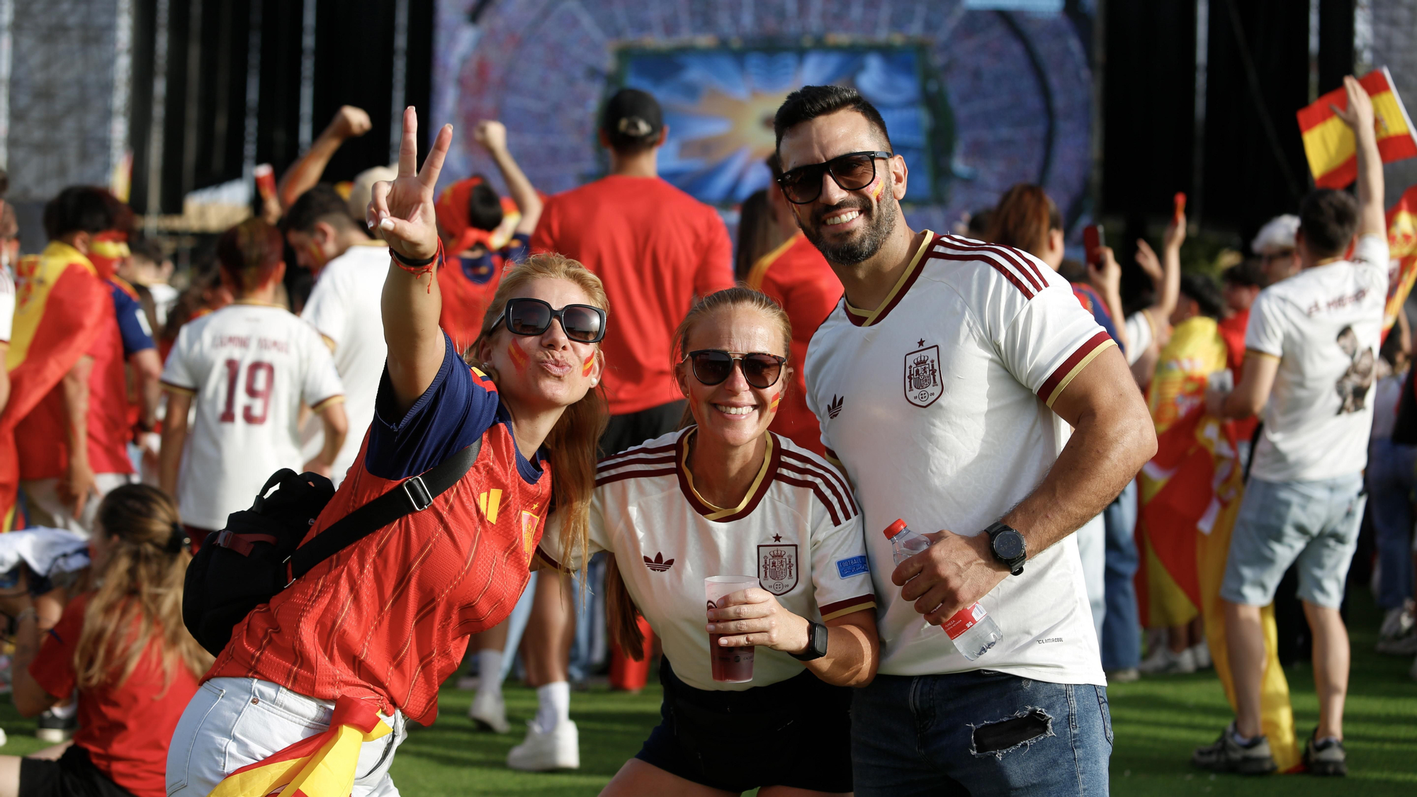 Afición de la selección española en el Córdoba Live