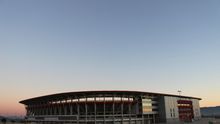 Estadio Nueva Condomina, al norte de Murcia, junto a la A-7 / PSS