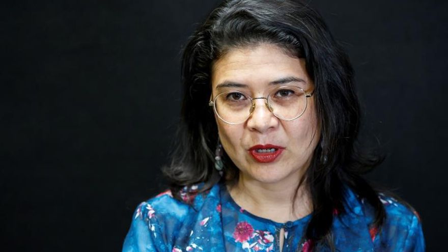 La directora ejecutiva de Amnistía Internacional México, Tania Reneaum, habla este miércoles durante una entrevista con Efe, en Ciudad de México (México).