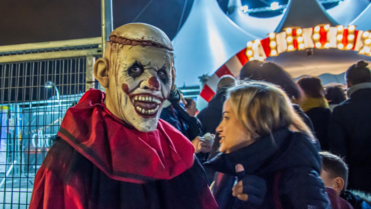 Uno de los protagonistas del espectáculo ‘El circo del miedo’.
