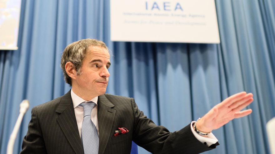 El director general del Organismo Internacional de la Energía Atómica (OIEA), el argentino Rafael Grossi, en una fotografía de archivo. EFE/EPA/CHRISTIAN BRUNA
