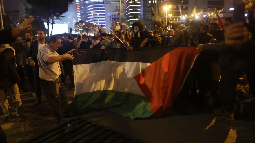 Protesta en Turquía tras el ataque a un hospital de Gaza