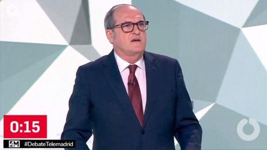 Ángel Gabilondo en el debate de Telemadrid