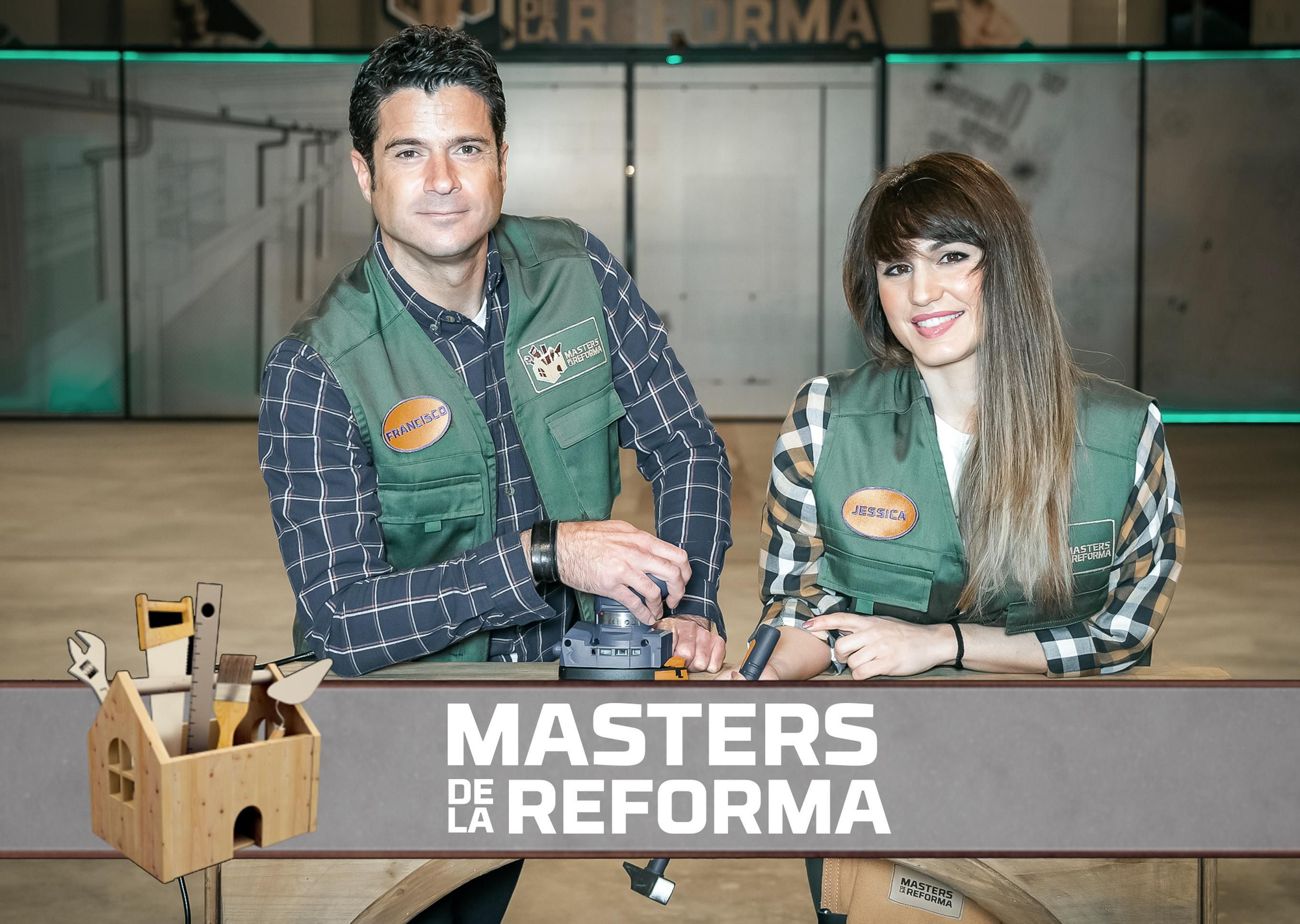 Paco y Jessica, concursantes de 'Masters de la Reforma'
