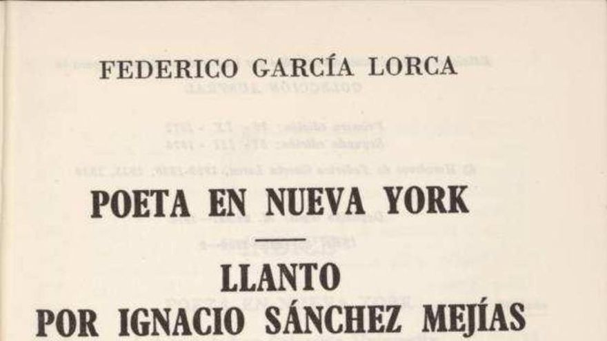 Así definía Lorca la gran ciudad norteamericana en su poemario 'Poeta en Nueva York'