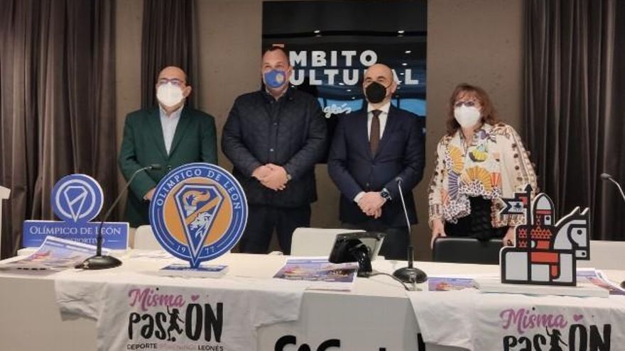 Presentación del evento deportivo femenino.