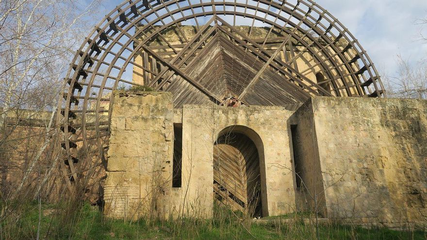 Estado actual de la noria de la Albolafia