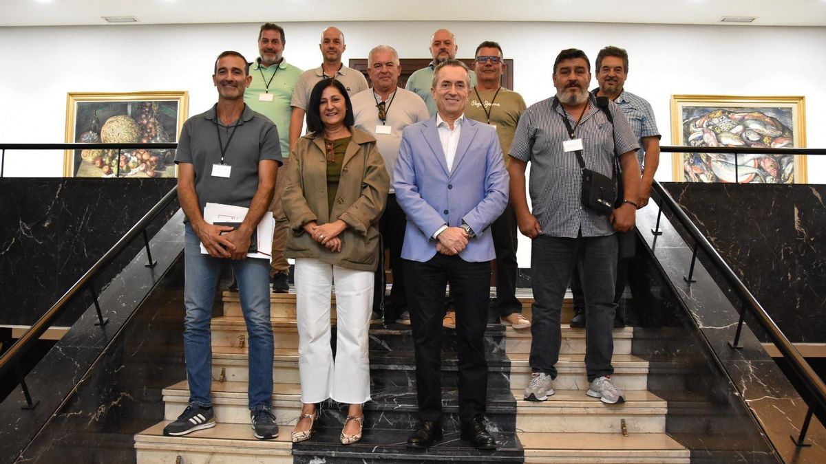 Reunión de Sindicalistas de Base con CC en el Cabildo de Tenerife.