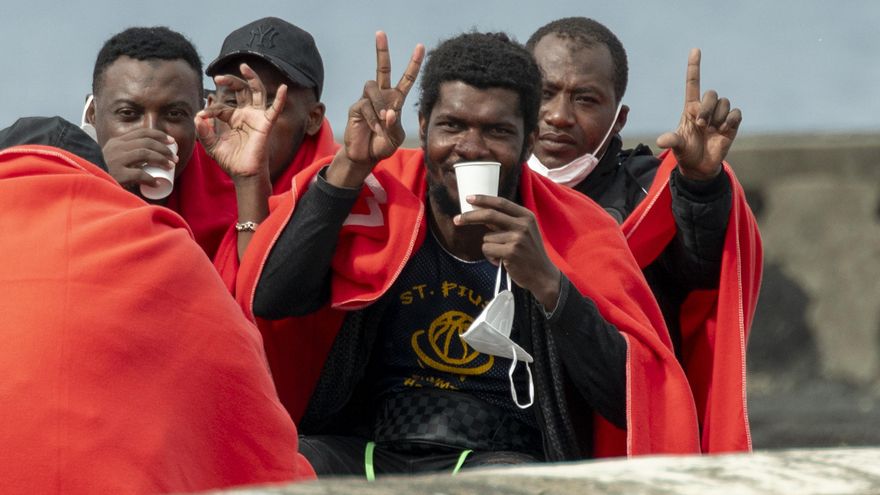 Rescatados 162 inmigrantes en las costas españolas este domingo