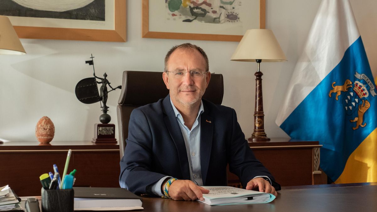 Sergio Rodríguez, presidente del Cabildo de La Palma.