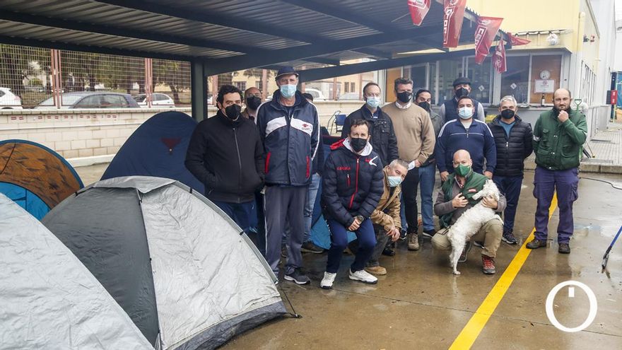 Trabajadores de Zumosol en Palma del Río
