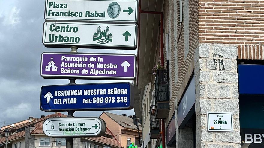 Vecinos y artistas claman en Alpedrete para mantener los nombres de Francisco Rabal y Asunción Balaguer en el callejero