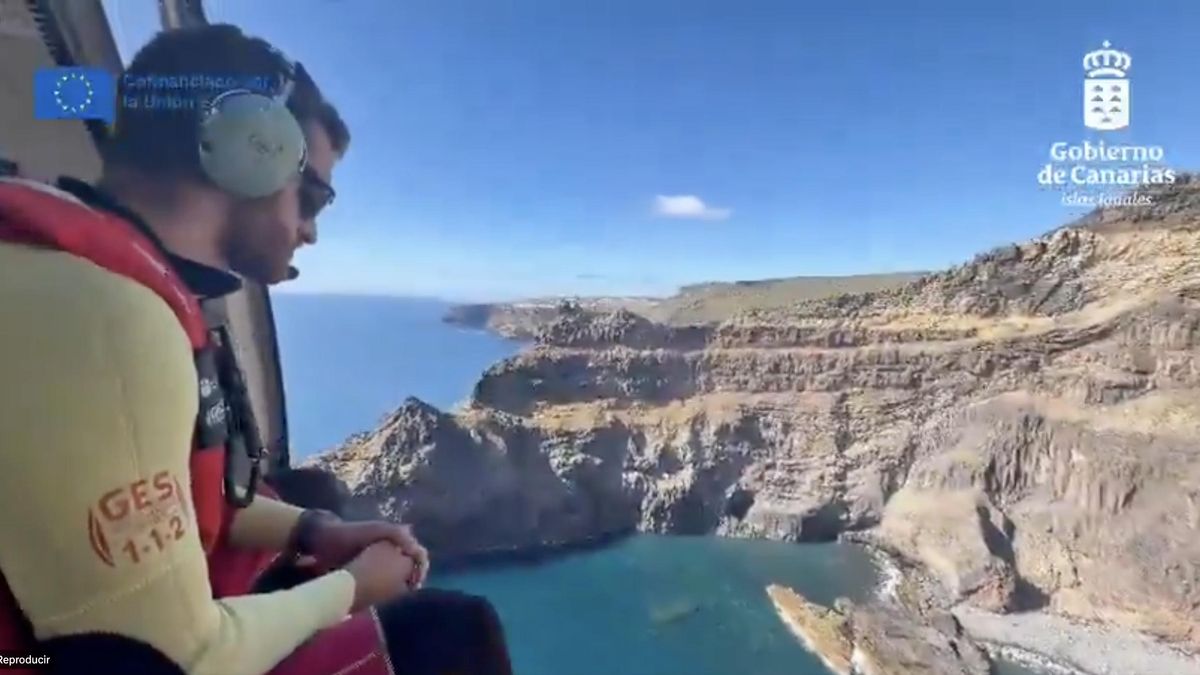 Reanudada la búsqueda del buceador desaparecido en la costa de San Sebastián de La Gomera