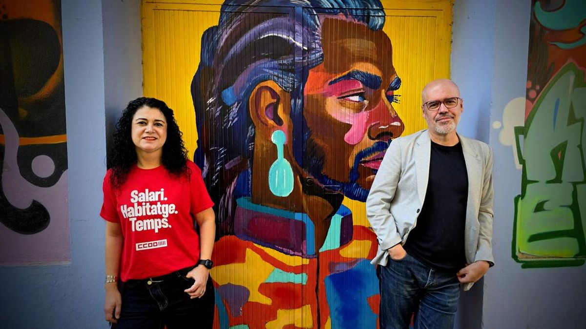Unai Sordo i Ana García, CCOO: "Amb avís roig davant d'una dana, cal preservar la vida abans que el negoci"
