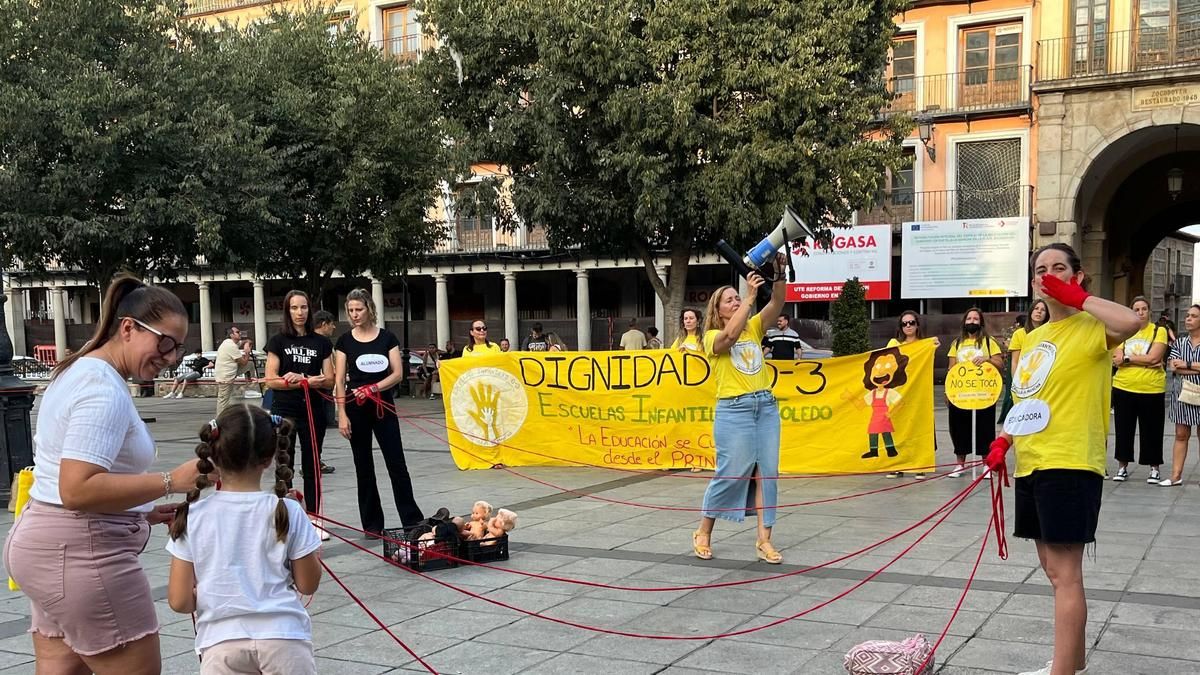 Las escuelas infantiles de Castilla-La Mancha reivindican construir un "vínculo esencial" y luchar "por que sean públicas"
