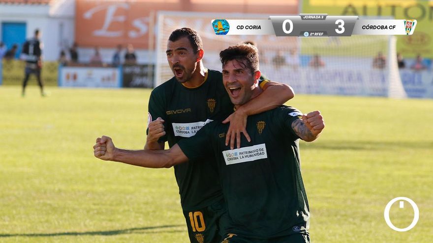 Marcador CD Coria - Córdoba CF