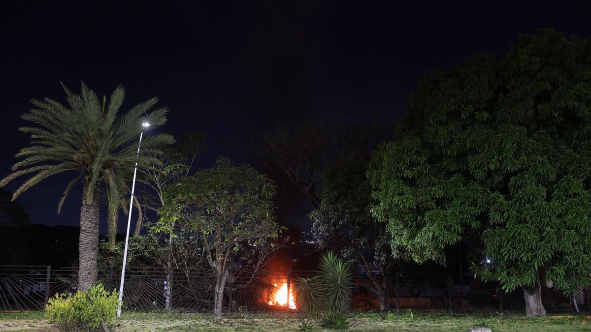 Militares por las calles de Caracas tras varias detonaciones y explosiones en la madrugada de este sábado