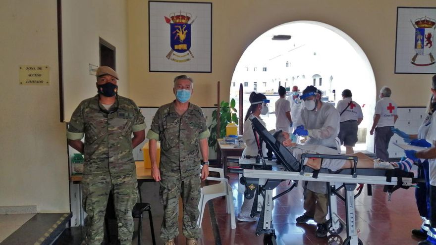 Ejército de Tierra, en la evacuación de personas en La Palma por la erupción volcánica en Cumbre Vieja