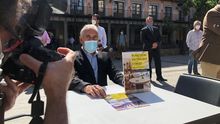 Adolfo Muñoz en el acto reivindicativo