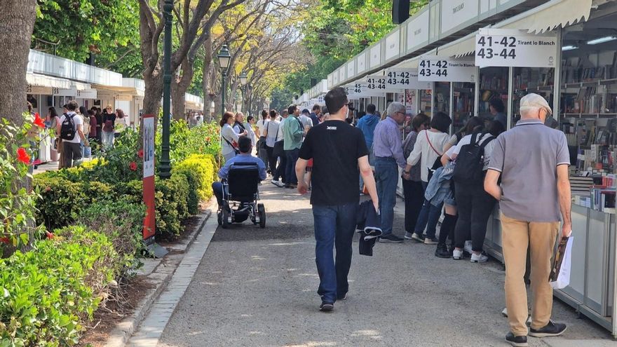 La Fira del Llibre de València en su edición de 2023.