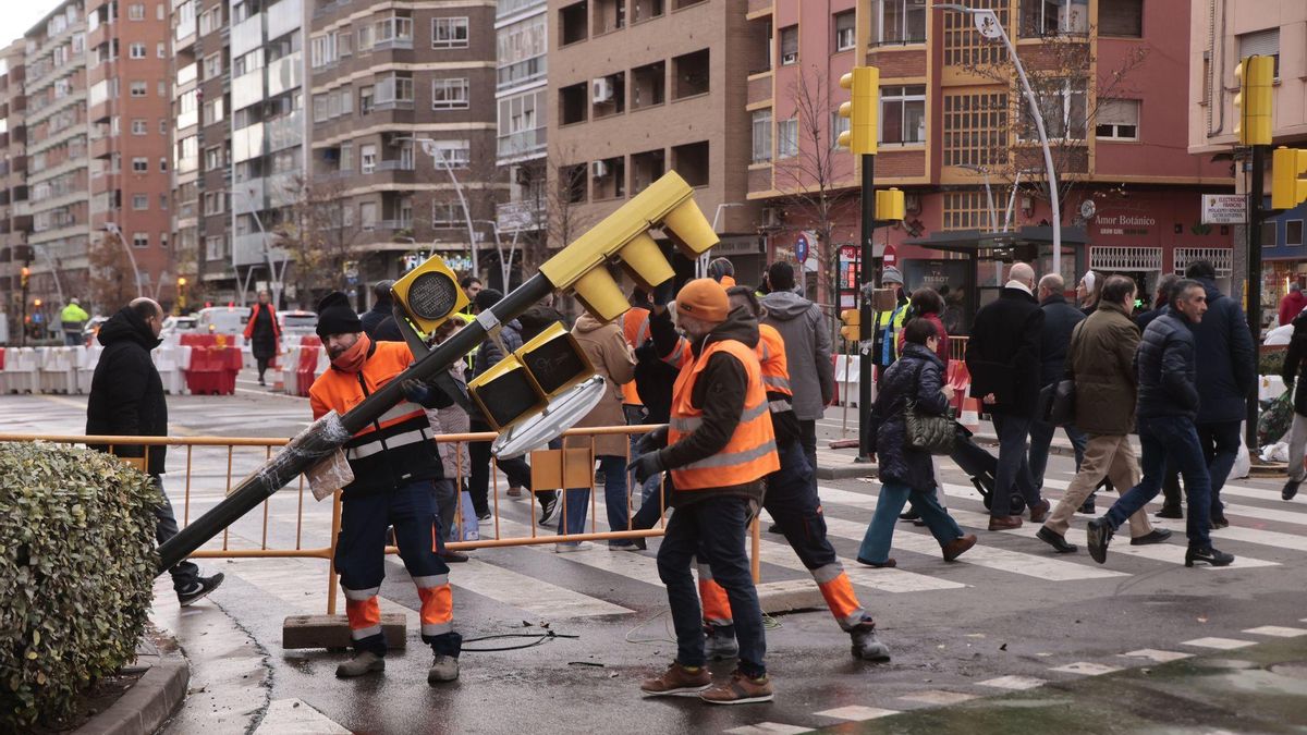 Demora en la avenida de Navarra de Zaragoza: la segunda fase estará lista con al menos tres meses de retraso