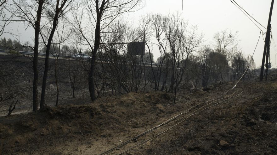 Situación en autovía A52, a 15 de agosto de 2025, en Ourense.