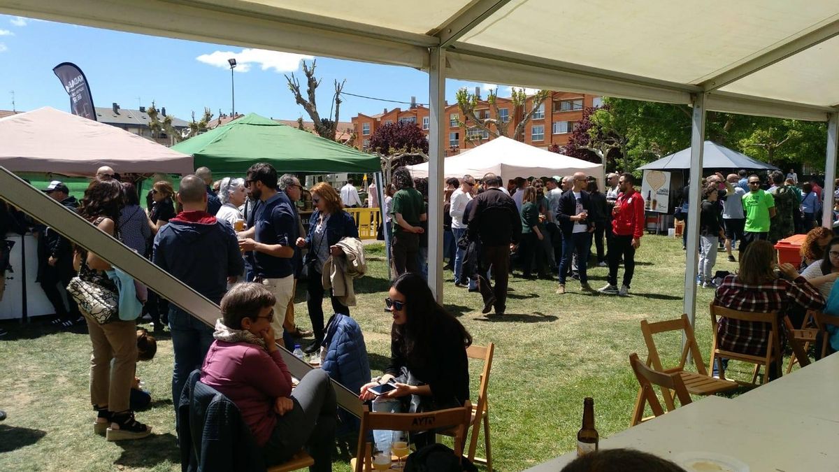 Una de las ediciones pasadas de la Feria de la Cerveza de Villaquilambre