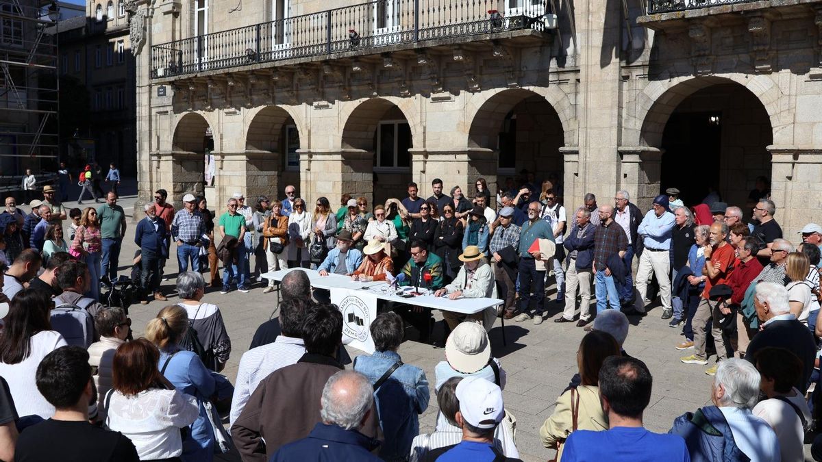 Presentación en Lugo de la plataforma 'Transfuguismo non, democracia si'