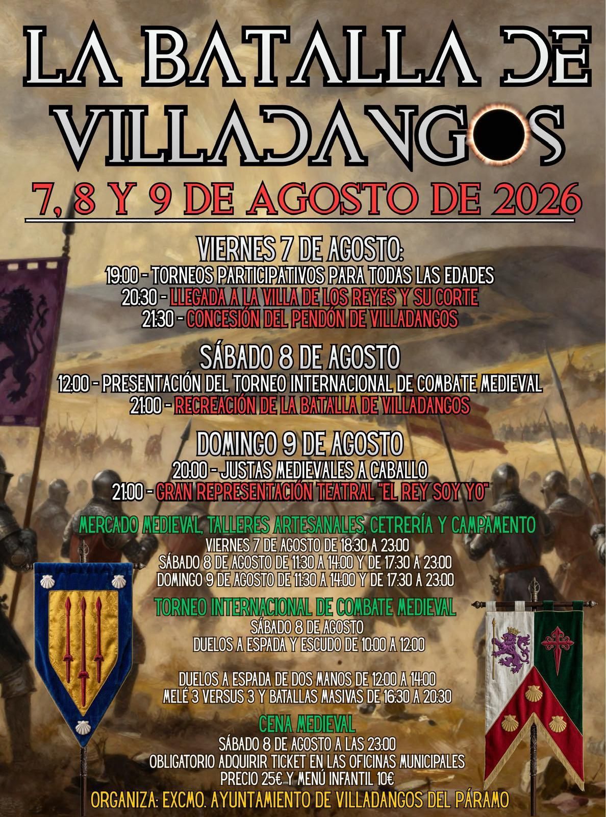 Cartel de La Batalla de Villadangos 2026.
