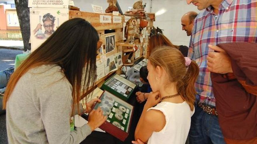 Pequeños y grandes pueden aprender a identificar todo tipo de  animales en Expociencia UniLeón. Foto: Uribe.
