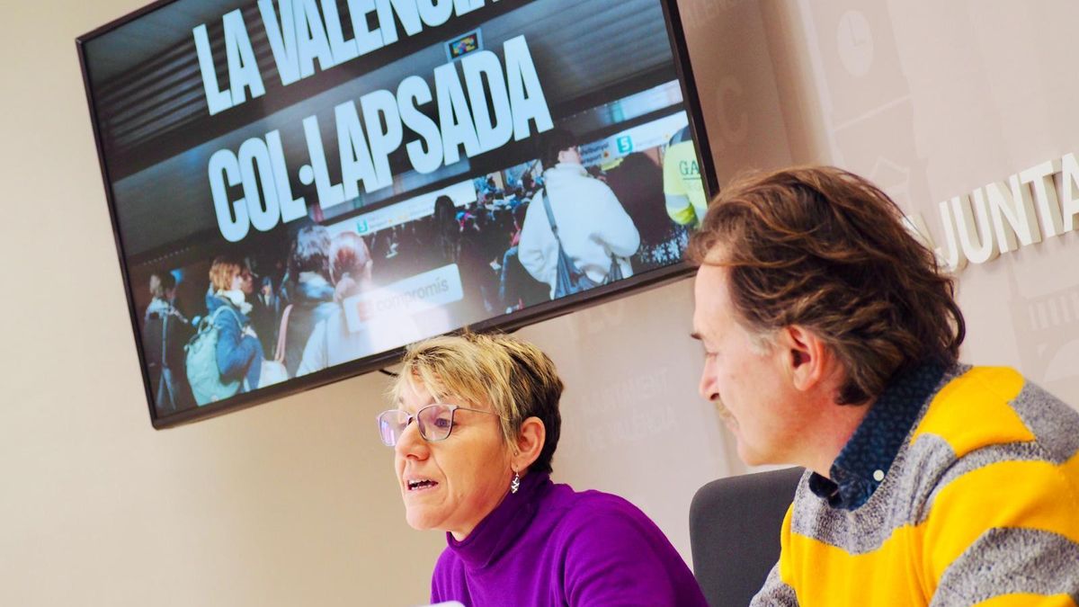 Compromís denuncia el colapso de València en Navidad por una mala planificación de movilidad