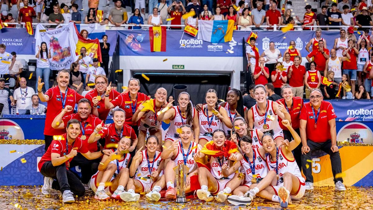 España gana el Europeo U18 con las tinerfeñas Inés García y Nicole Domínguez