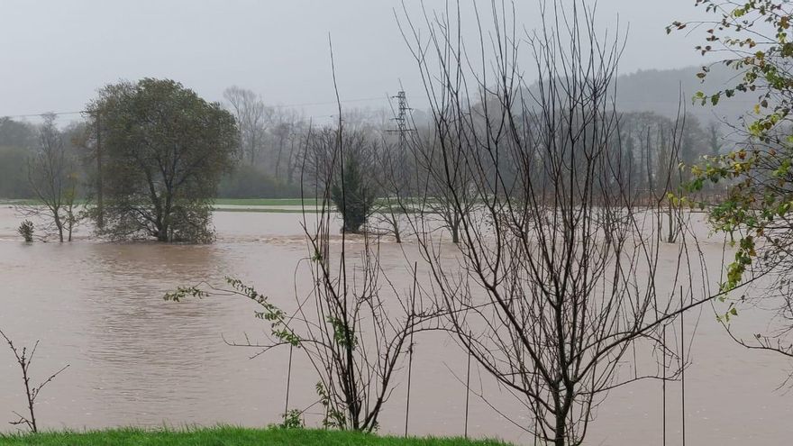 El cauce de algunos ríos crecerá en las próximas horas.