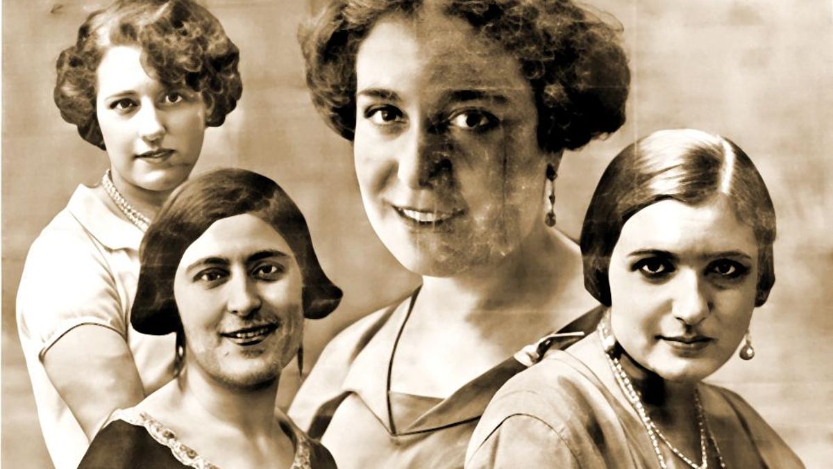 Ganadoras del concurso de belleza convocado por el Ayuntamiento de Toledo en la feria de 1926