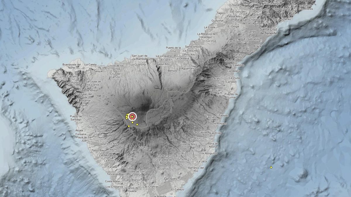 Una docena de terremotos junto al Teide tras casi una semana de tregua