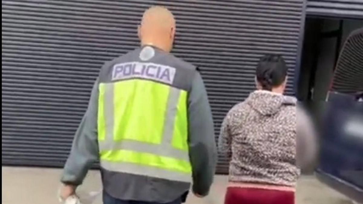 Imagen del momento de la detención