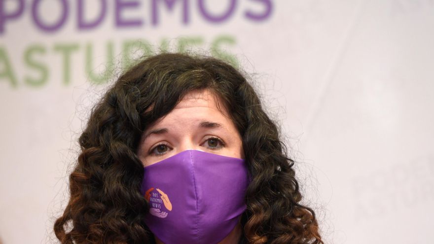 Foto de archivo de la nueva secretaria general de Podemos Asturies, Sofía Castañón. EFE/Eloy Alonso