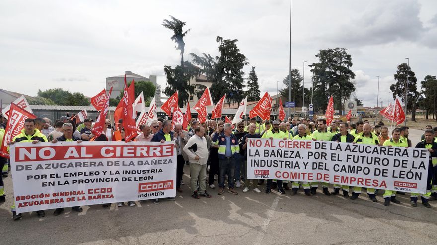 La protesta por el cierre de la planta de Azucarera en La Bañeza llega el viernes a la ciudad de León: horario y recorrido