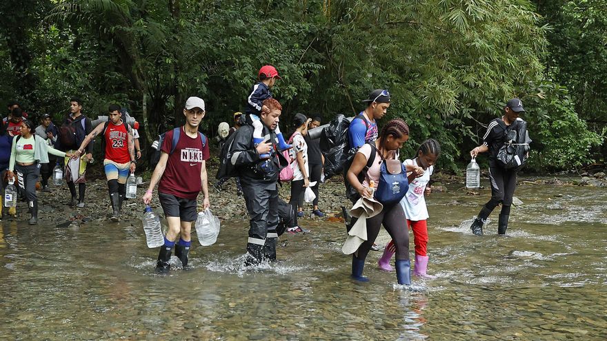 Unicef avisa de un número récord de menores migrantes por la selva del Darién