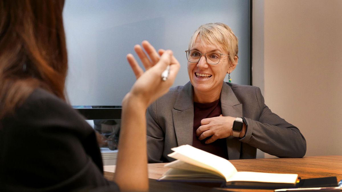 Papi Robles, portavoz de Compromís en València, durante la entrevista.