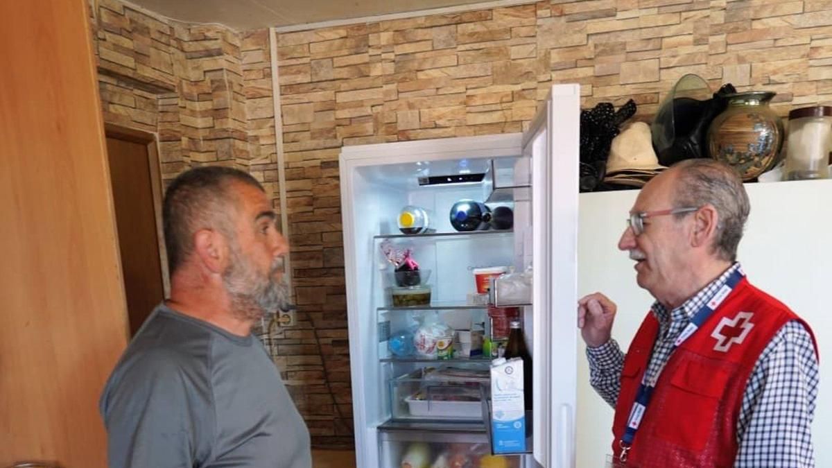 Entrega de electrodomésticos.