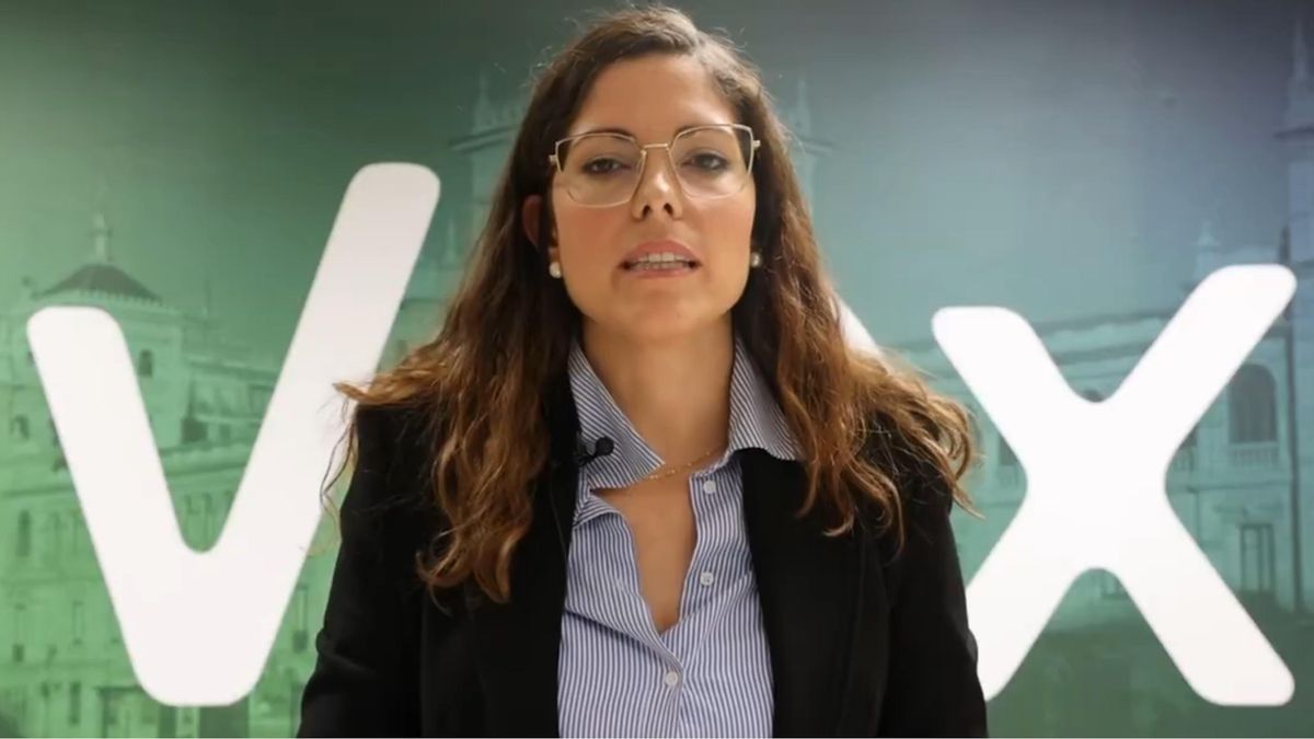 La portavoz de Vox en Medina del Campo, Atenea Santana.