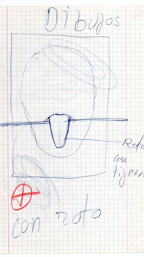 Un boceto de Pepe Espaliú.