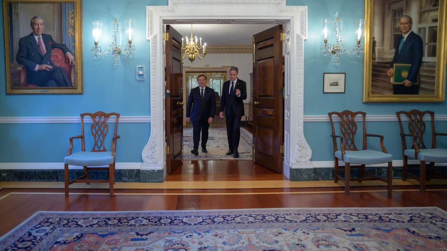 Albares: "Yo no he venido a informar a Blinken del reconocimiento de Palestina, es una decisión soberana de España"