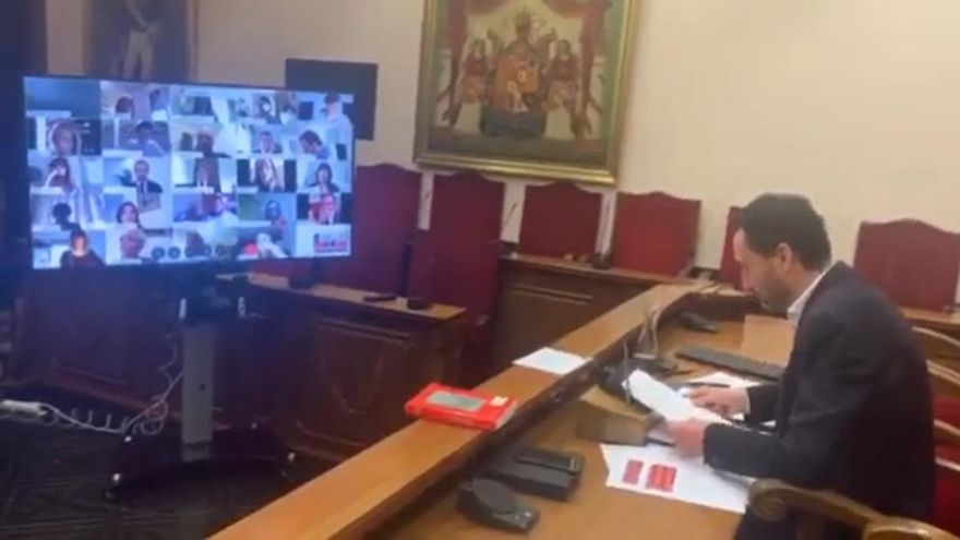 Elx ha celebrado su pleno de forma telemática