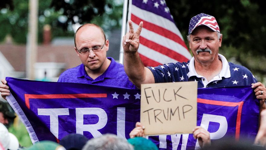 Trump ratifica en Kenosha su mano dura contra las protestas