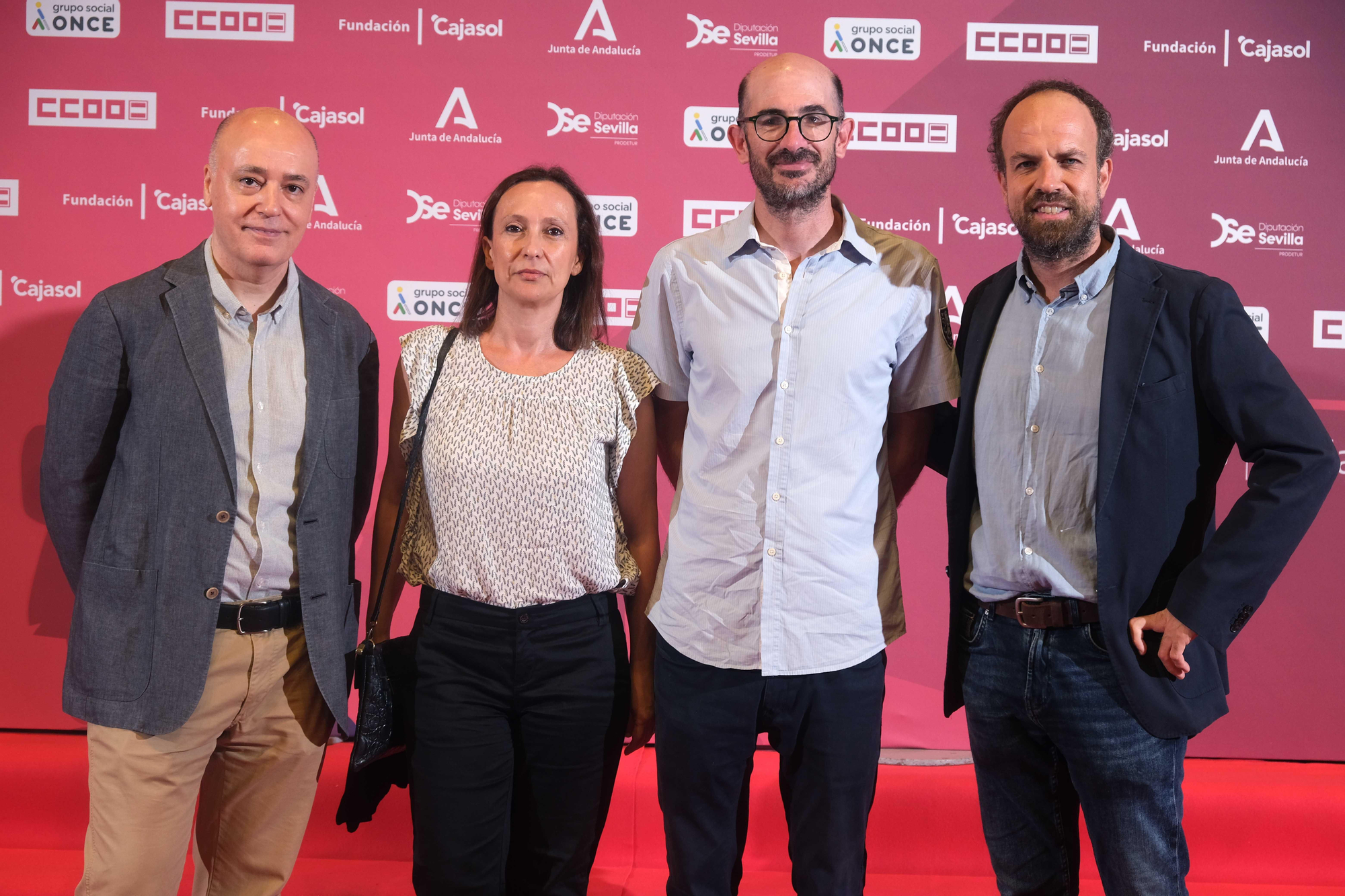 Antonio Morente, Carmen Reina, Alfonso Alba y Javier Ramajo