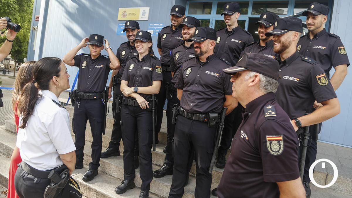 Presentación de diez policías en prácticas de la 38ª promoción de la Escala Básica