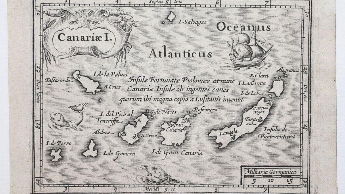 ANTIGUA MAPA DE CANARIAS